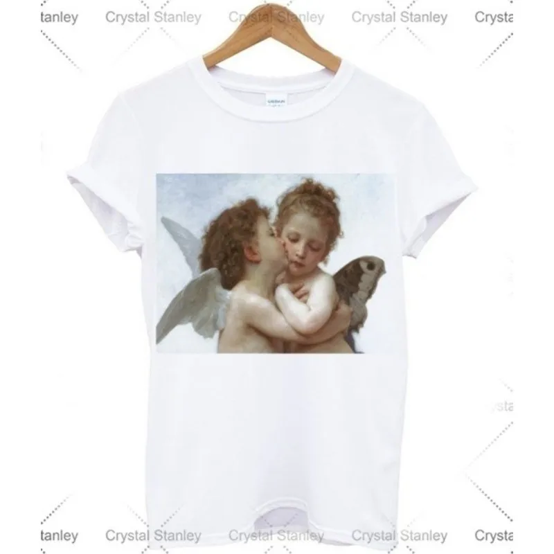

Tee Shirts Vintage Cool Tops Angel Kiss T-Shirt