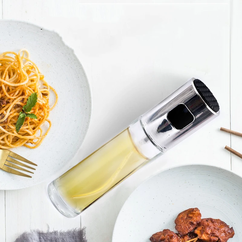 Кухонный распылитель оливкового масла из нержавеющей стали бутылка с насосом