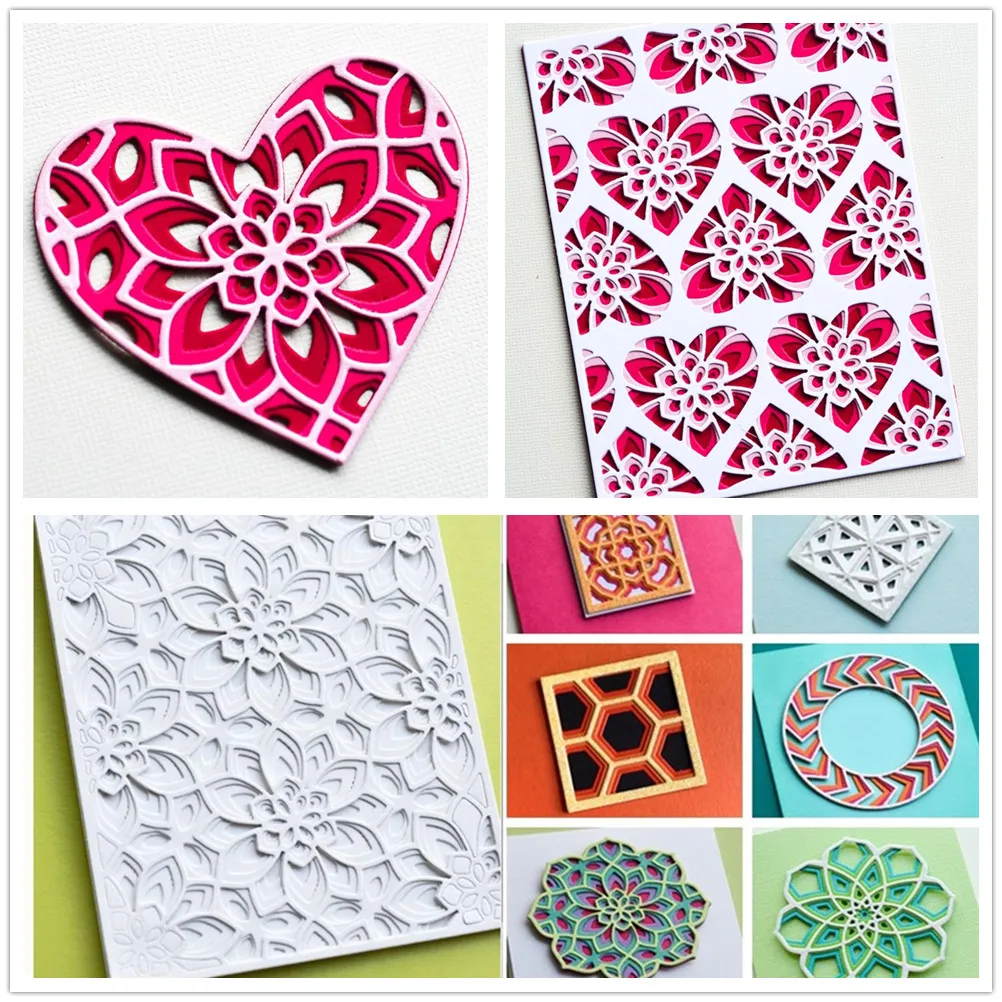 Фоновые Вырубные штампы для сделай сам скрапбукинга/фотоальбома декоративное