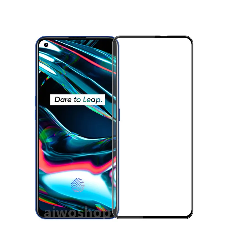 Защитное стекло Full screen полноэкранное Pro+ для Realme 7 Pro/Realme Q2 V15 5G/Realme X7/Realme X |