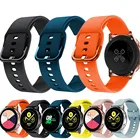 Ремешок силиконовый для Huawei Watch gt 2, браслет для Samsung Galaxy Watch 42 мм, Active 2, 20 мм