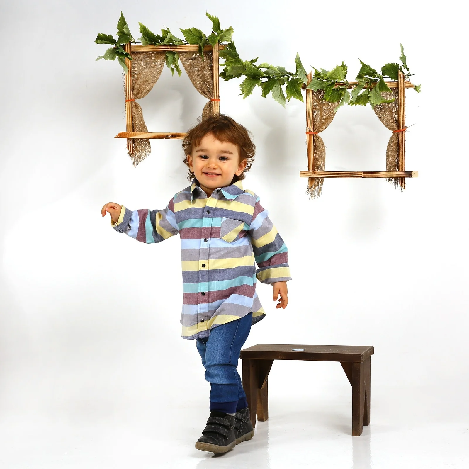 Ebebek BabyZ кнопка для детской одежды деталь Рубашка Боди джинсовые штаны комплект из