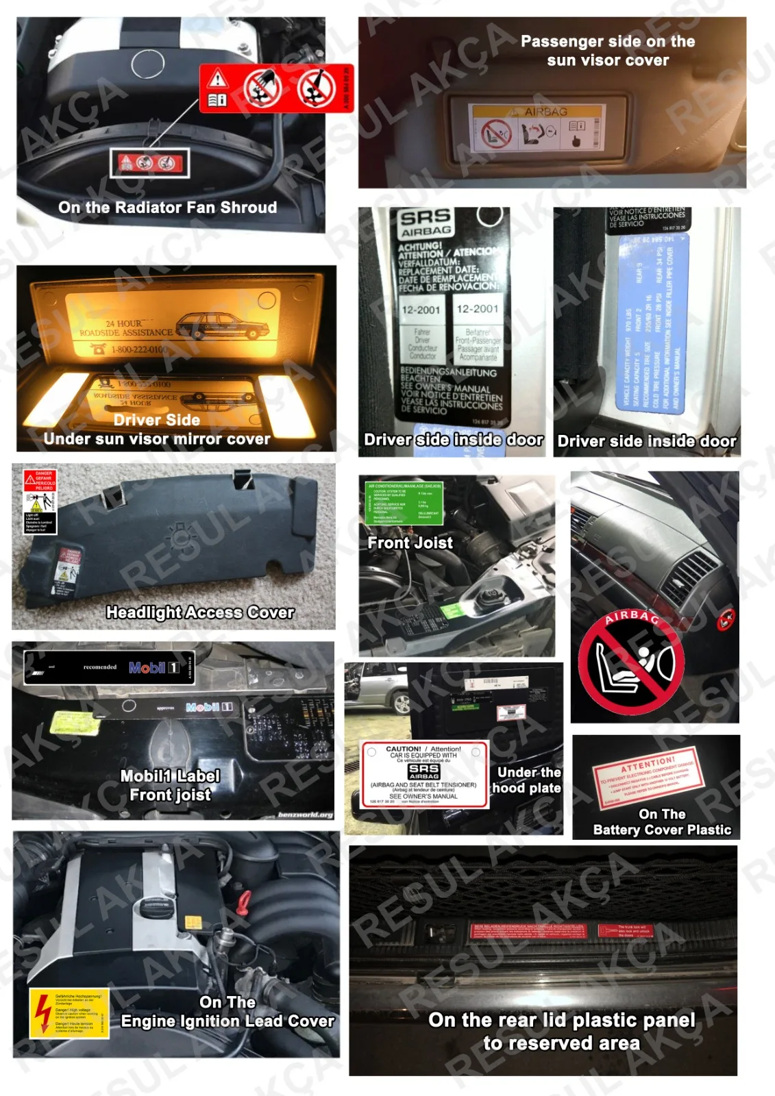 Наклейка W140 наклейка этикетка звездная Эмблема для s320 s500 s600 s300td s350td s300d набор