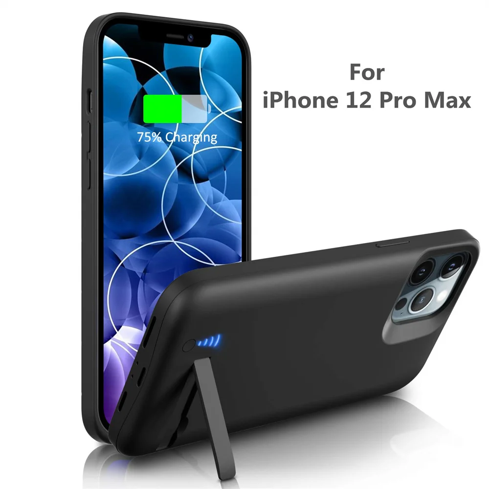 

Чехол для телефона iPhone, зарядное устройство для iPhone 12 Pro Max Series 6s, Внешний чехол 6000 мАч, тонкое портативное Резервное зарядное устройство для ...