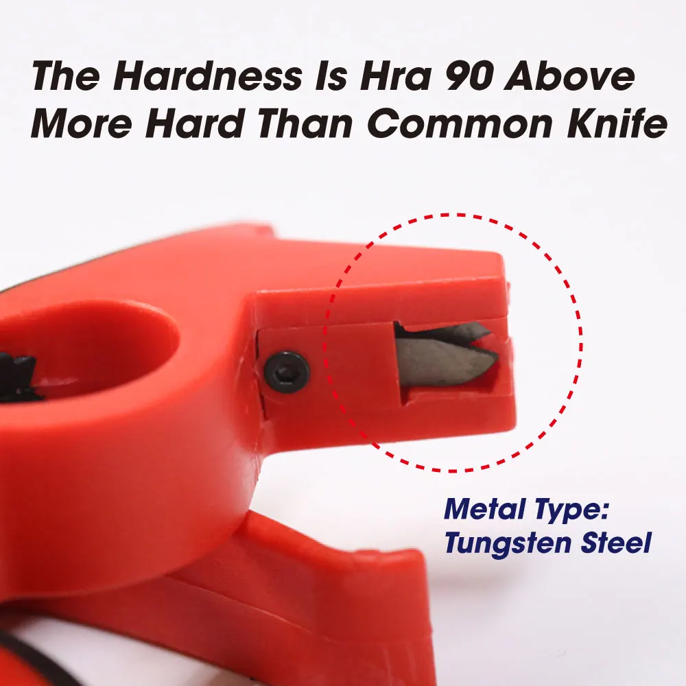 Переносная точилка для ножей легко носить с собой прочная Вольфрамовая сталь