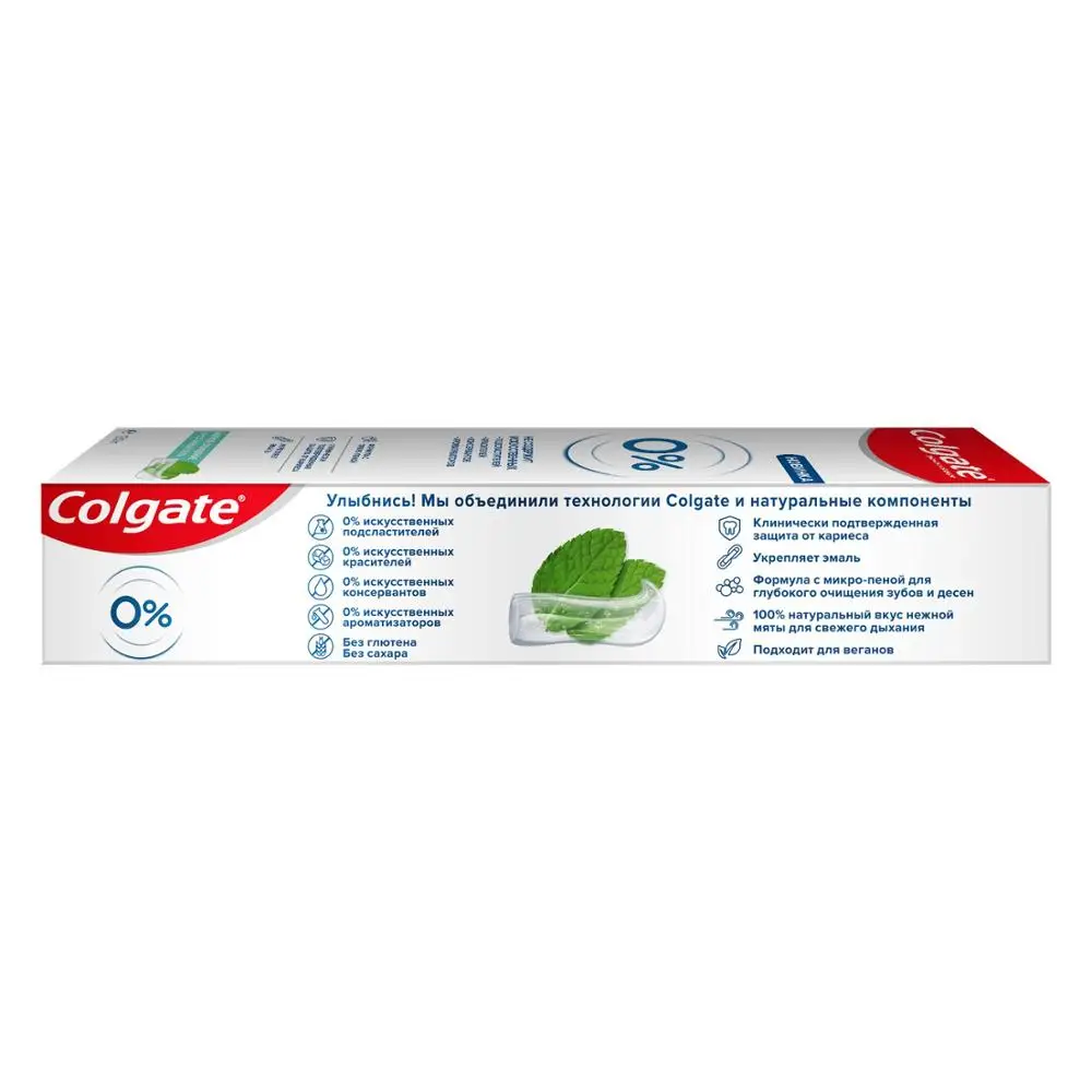 Зубная паста Colgate 0% Мягкое Очищение от кариеса 130 г|Зубная паста| |