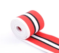 elastic headband colorful striped elastic webbing elastic waistband elastic strap webbing by the yard 38mm