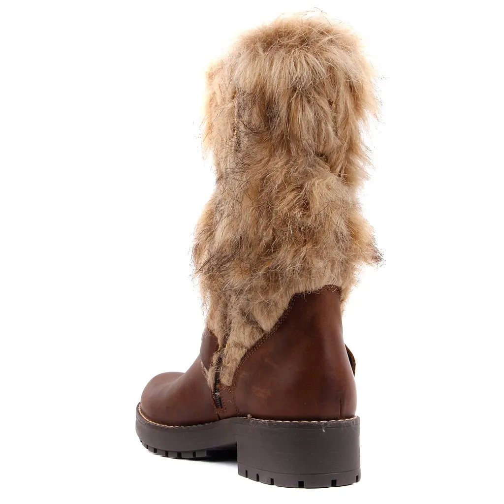 Sail Lakers-коричневые женские сапоги из нубука | Обувь