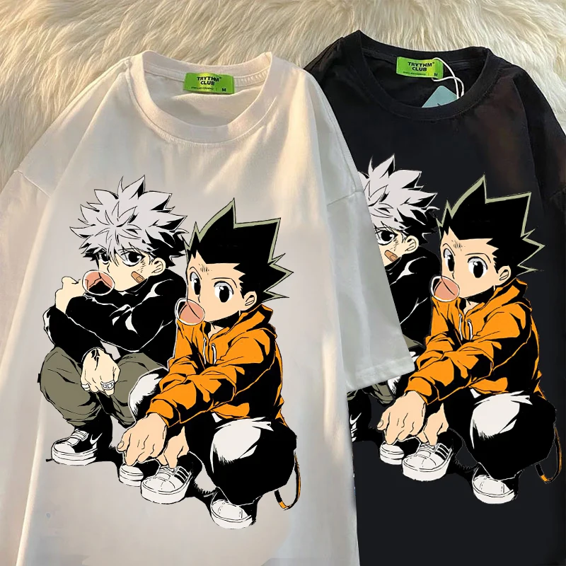 Hunter X Аниме одежда для женщин Графические футболки Готический кавайный Харадзюку