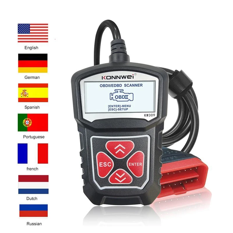 Сканер OBD2/EDBD профессиональный диагностический прибор для считывания кодов