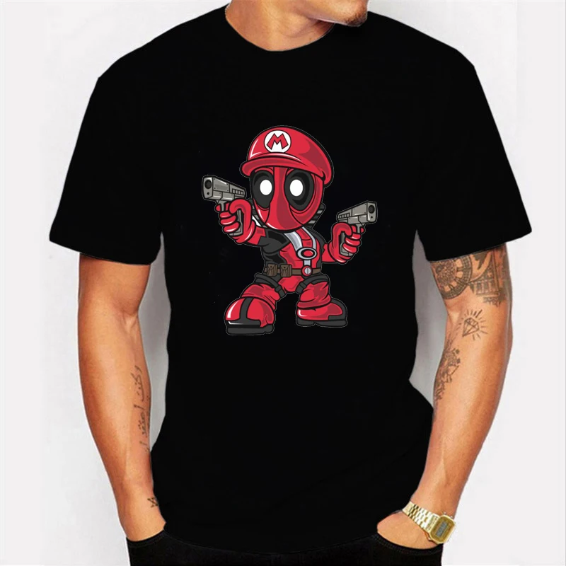 T Shirt 16 Футболка Харадзюку, футболка Дэдпул, повседневные короткие мужские топы с надписью I Am Unicorn, крутая Мужская одежда, уличная одежда, Camisetas Hombre - Цвет: T Shirt 16