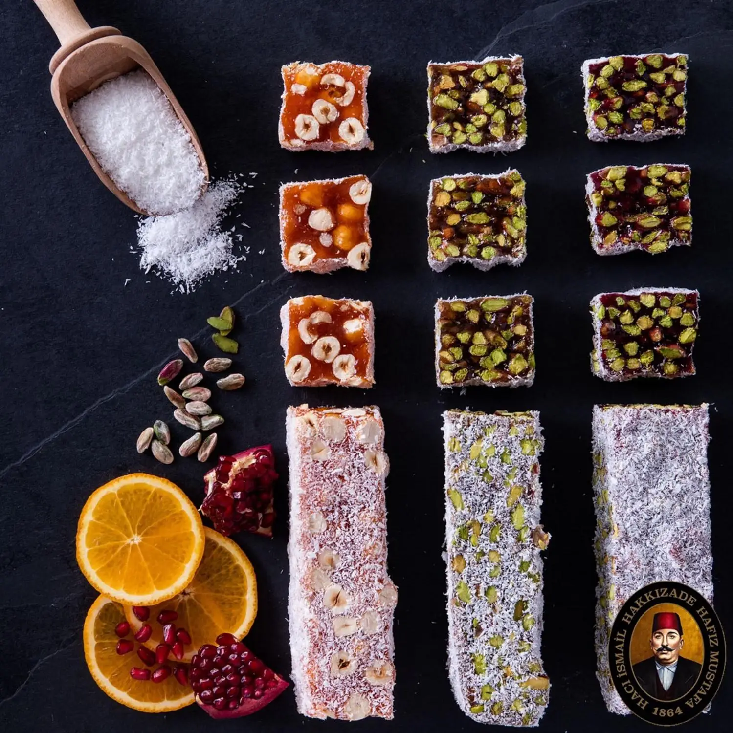 

Turkish Delight Traditional fresh delicious premium mixed Turkish Delight. Worldwide Delivery within two to seven days with DHL
