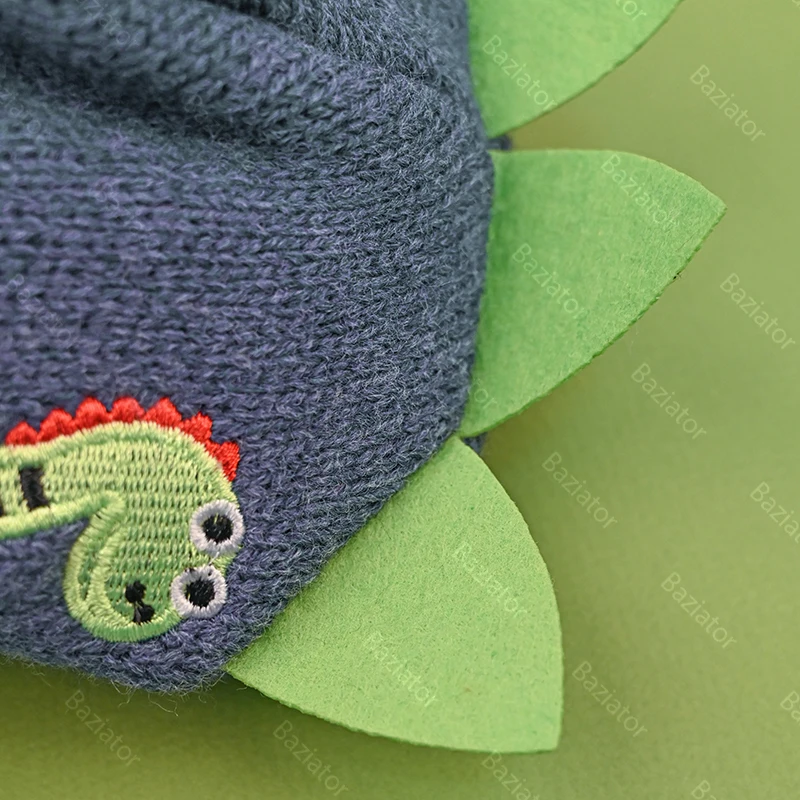 Шапка шлем для мальчика и девочки зима детская двойная с подкладом Дракон CL0052 |