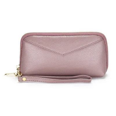 

European Casual Women Housekeeper For Home Fashion Leather Key Wallet Slim Coin Pouch Case Man Car Holder Keying Organizer