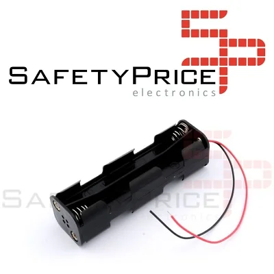 Держатель батареи 8xAA держатель 8 AA 4 + 12V R6 LR06 2 ряда онлайн p023 | Электронные