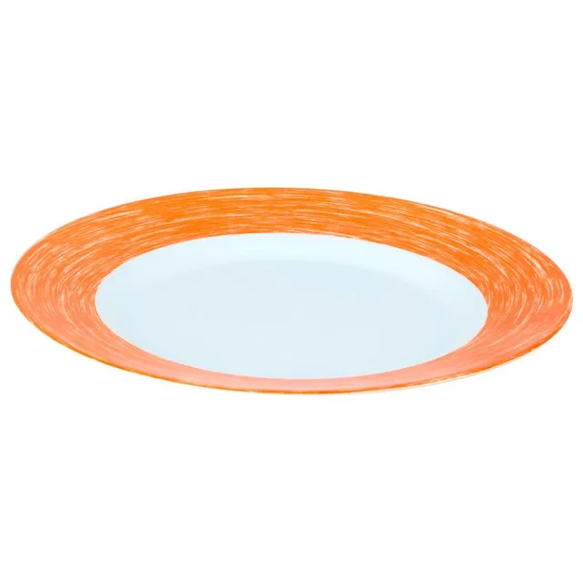Тарелка обеденная стеклянная 24 см &quotColor Days Orange&quot Luminarc круглая L1512 |