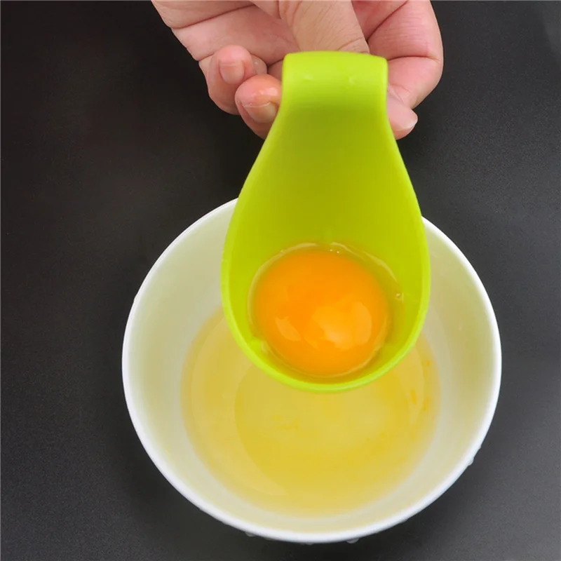 

Plastic Egg White Separator Tools Eggs Yolk Sifting Filter Gadgets Separating Funnel Spoon Egg Divider Tool Kitchen Chef CooKing