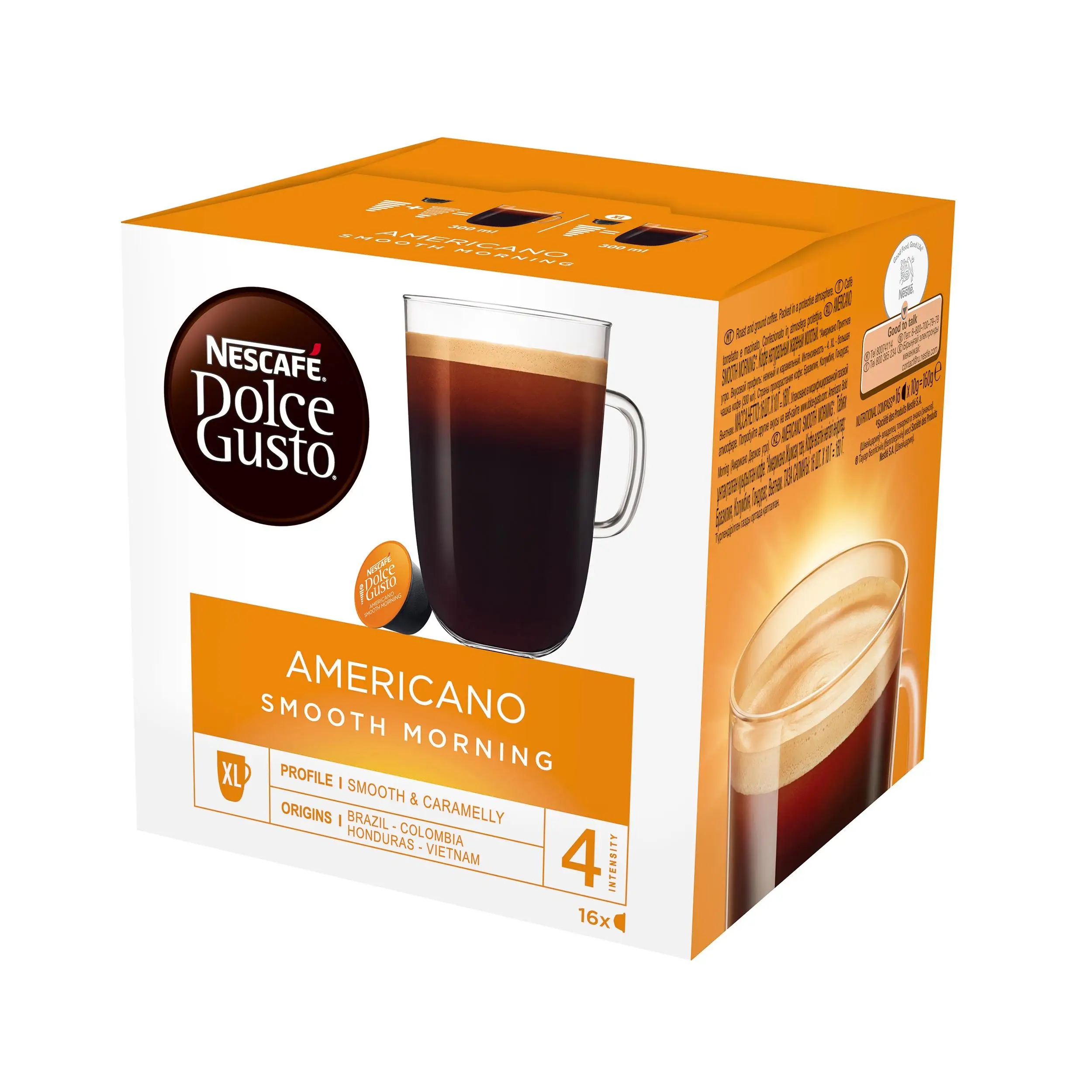 Нескафе Dolce Gusto Кофе Preludio 160г|Кофе в капсулах| |