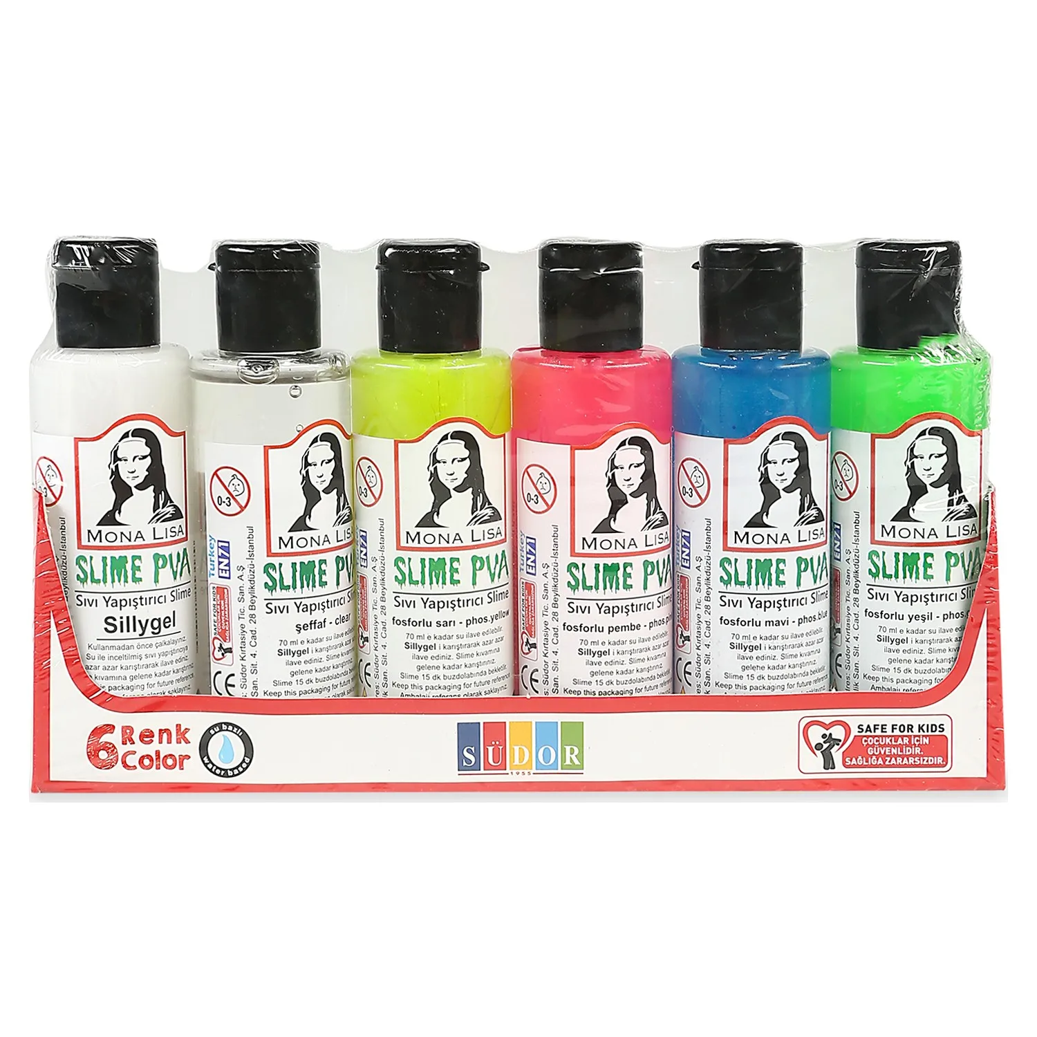 

Südor Slime Set 6X70 Ml Sl06 Südor FREE SHİPPİNG