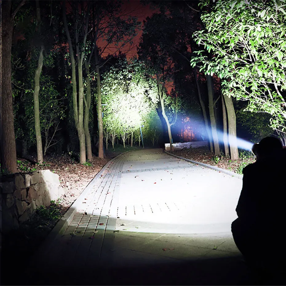 Суперъяркий светодиодный налобный фонарь 4 режима встроенный аккумулятор 18650