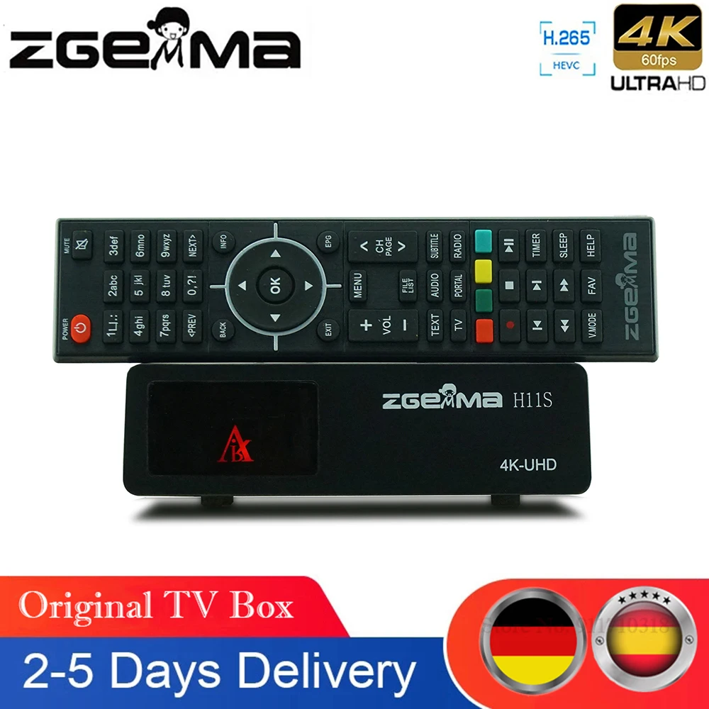 

New 1PC ZGEMMA H11S 4K UHD 2160P Satellite Receiver with DVB-S2X Linux System IPTV box HDMI 2.0 USB2.0 Satellite digital TV BOX