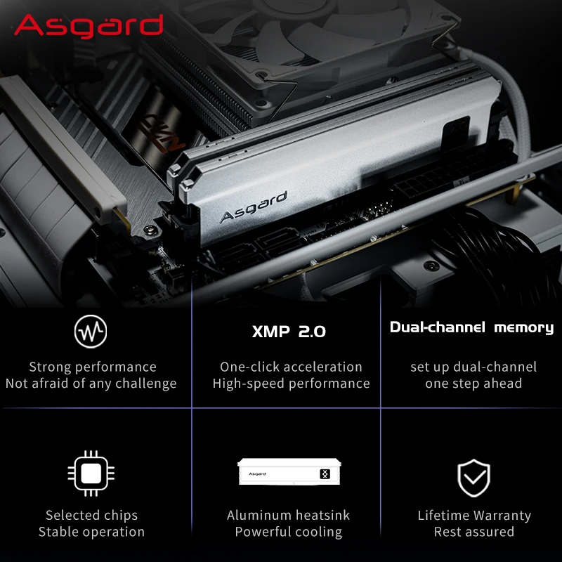 Оперативная память Asgard DDR4 8 ГБ 16 3200 МГц 3600 |