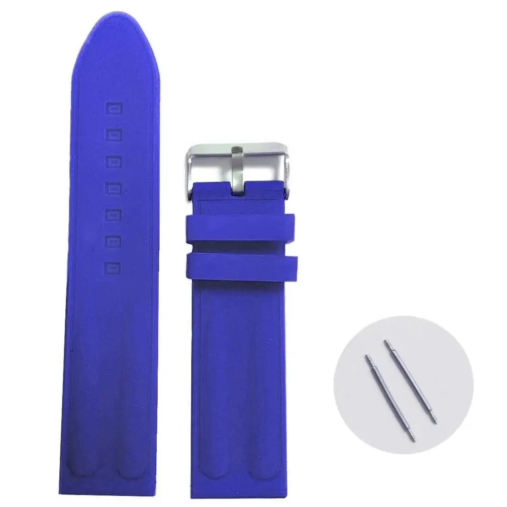 2 шт. Ремешок силиконовый для наручных часов цветной подарок с пружинными