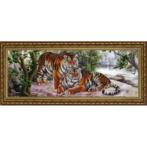 КОНЁК Рисунок на ткани арт. 9903 Амурские тигры |