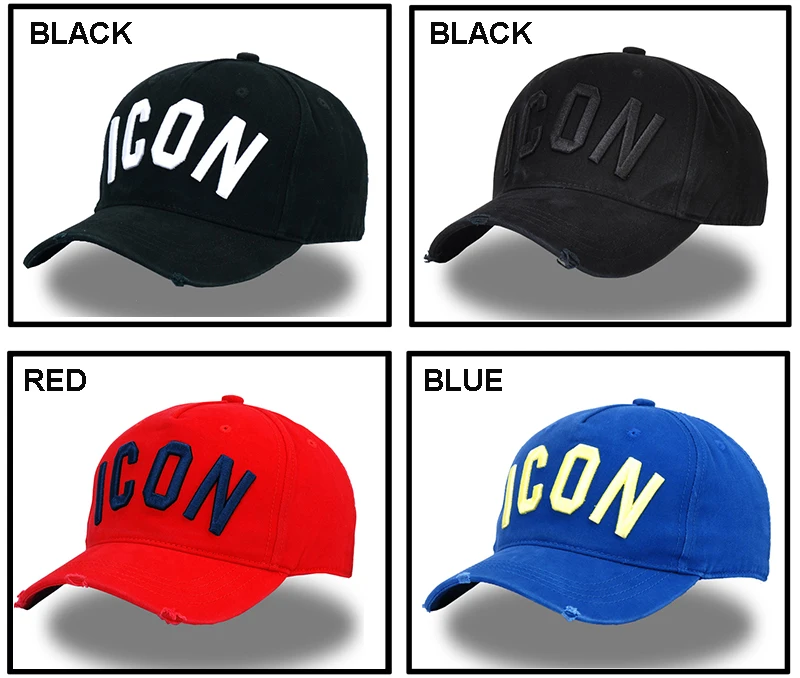 DSQICOND2 бренд DSQ значок Casquette папа хип хоп Кепка-Бейсболка Шапки Твердые шапочки с узором письма Snapback кепки для мужчин S