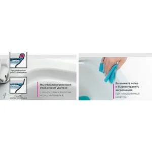 Унитаз подвесной Cersanit City New Clean ON с сиденьем микролифт Slim(S-MZ-CITY-COn-S-DL-w
