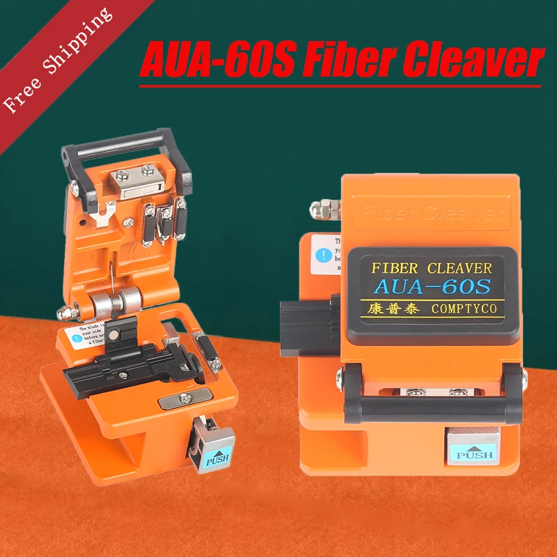 

AUA-60S Fiber Cleaver Cutting Fiber Knife FTTH Fiber Cable Cutter Knife Fiber Cleaver Tool Cold Contact Dedicated Metal