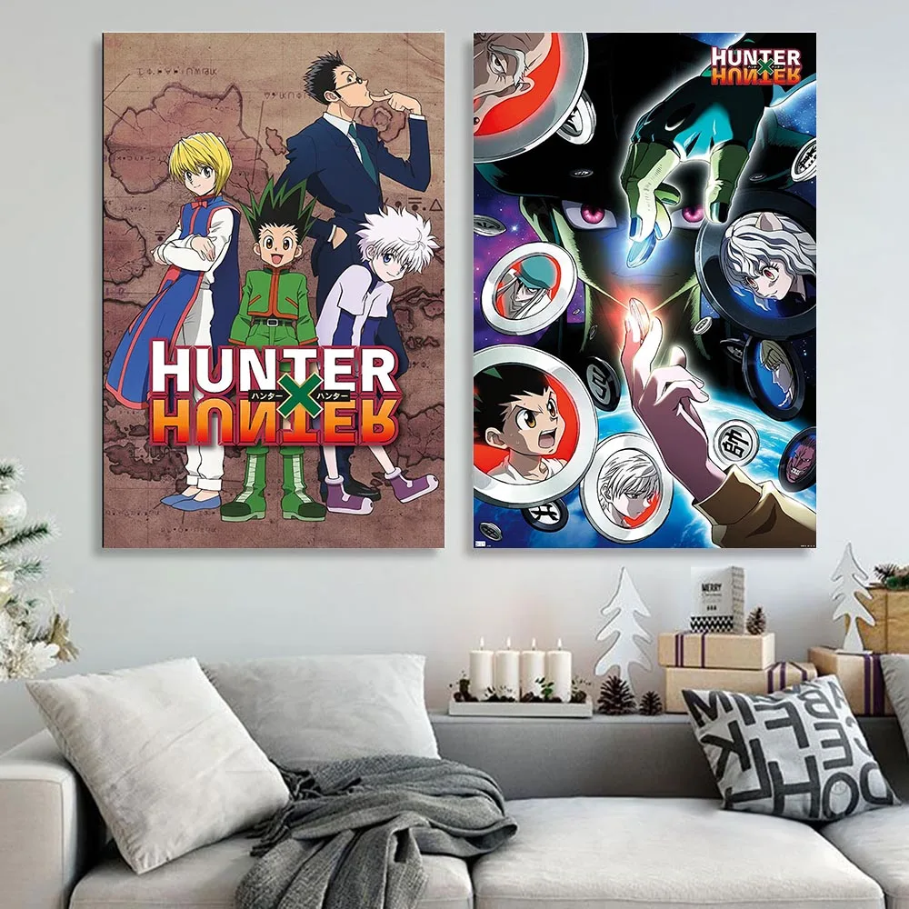 

Hunter X Hunter Manga Anime Poster HD Profession Print Canvas Poster Bedroom Decor Sport Landscape Office Room Decor Poster Gift