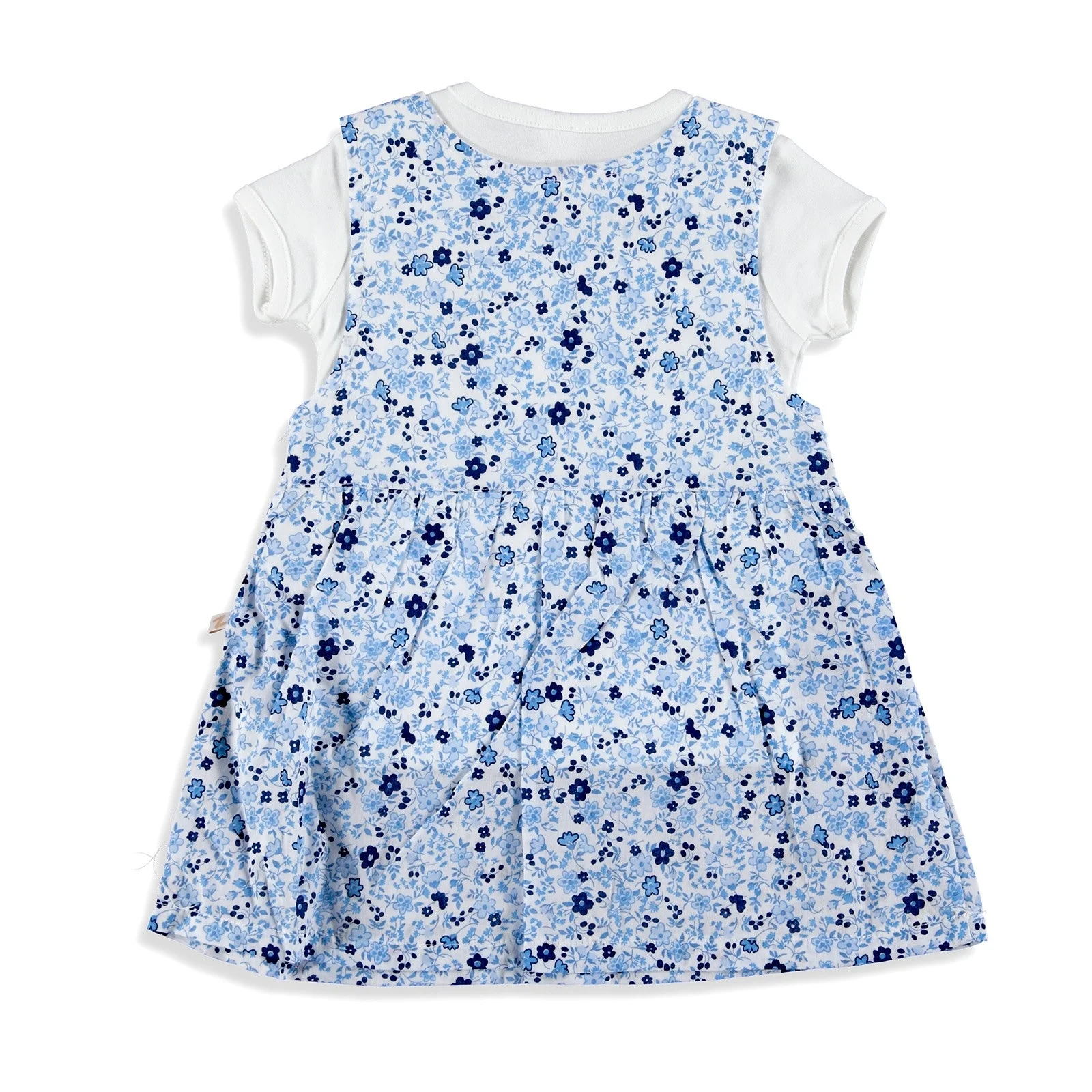 Ebebek BabyZ/платье с цветочным рисунком для маленьких девочек Комплект боди Платье