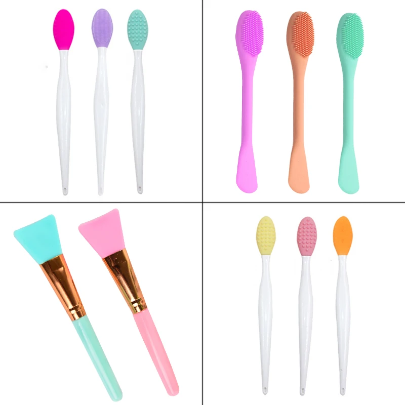 

1PC Facial Mask Stirring Brush Soft Silicone Makeup Brush Women Skin Face Care For Girl Cosmetic Tools