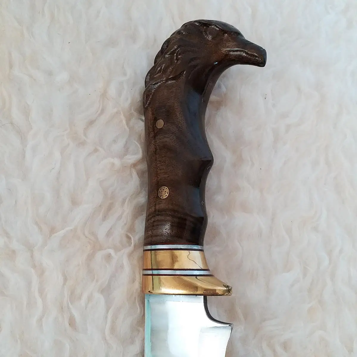 

2021,Hunting Knife,Eagle Handle,Camping,Gift Pocket Knife,Bushcraft,,couteau,pocket knife, ,military,n,HANDMADE