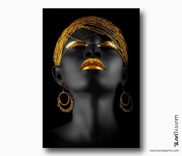 Африканская Картина на холсте женщина-домашние фоторамки настенная фоторамка