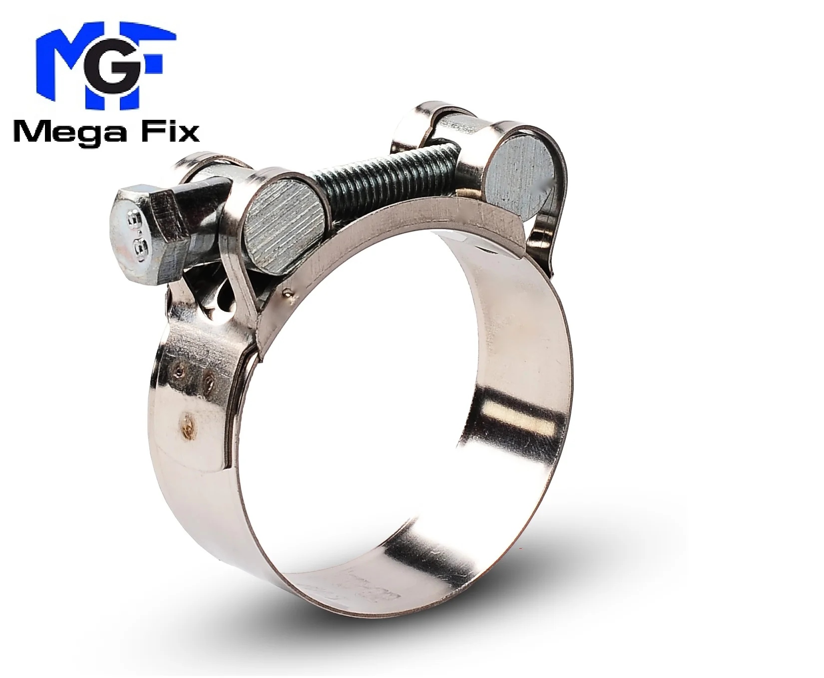 Хомут силовой шарнирный 64-67 нержавеющая сталь | Соединители для садового