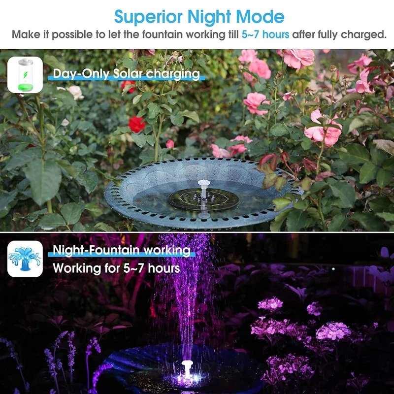 للبيع حديقة المنزل 3.5 واط نافورة شمسية مضخة أضواء LED العائمة حديقة نافورة مضخة ل أحواض سباحة بركة الحديقة ديكور