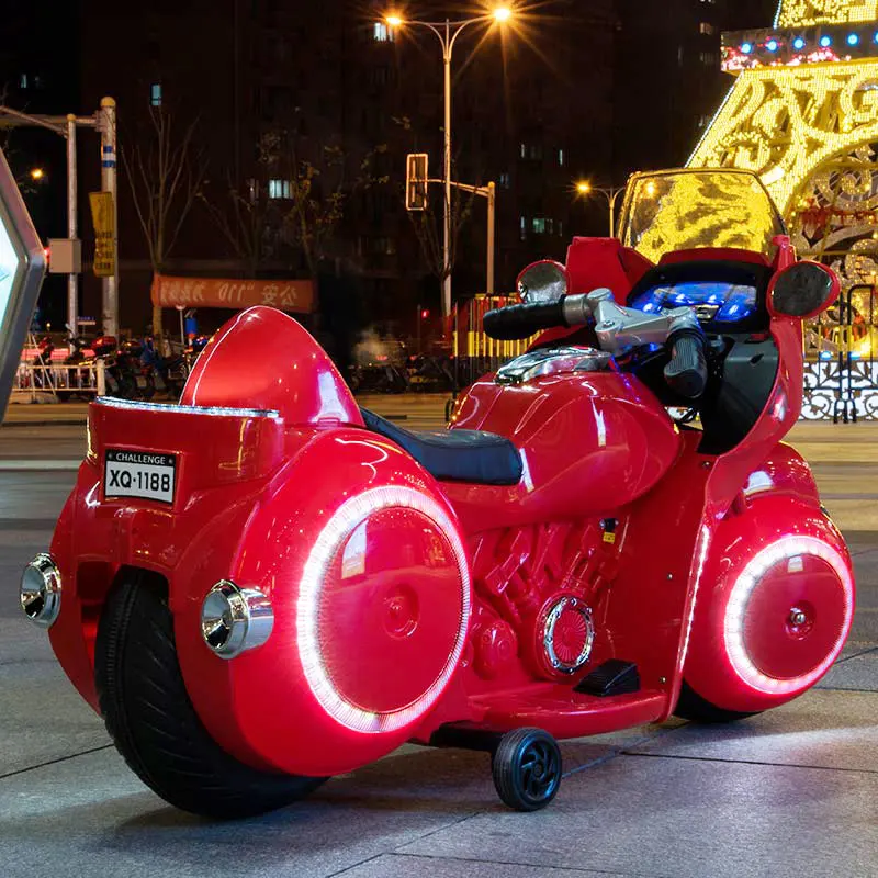 Электрический детский мотоцикл для детей электрический автомобиль езды на