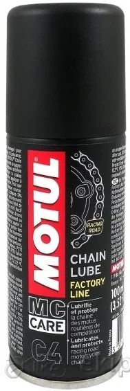 Motul Смазка цепи С4 MOTUL Chain Lube FL, 0,1 л