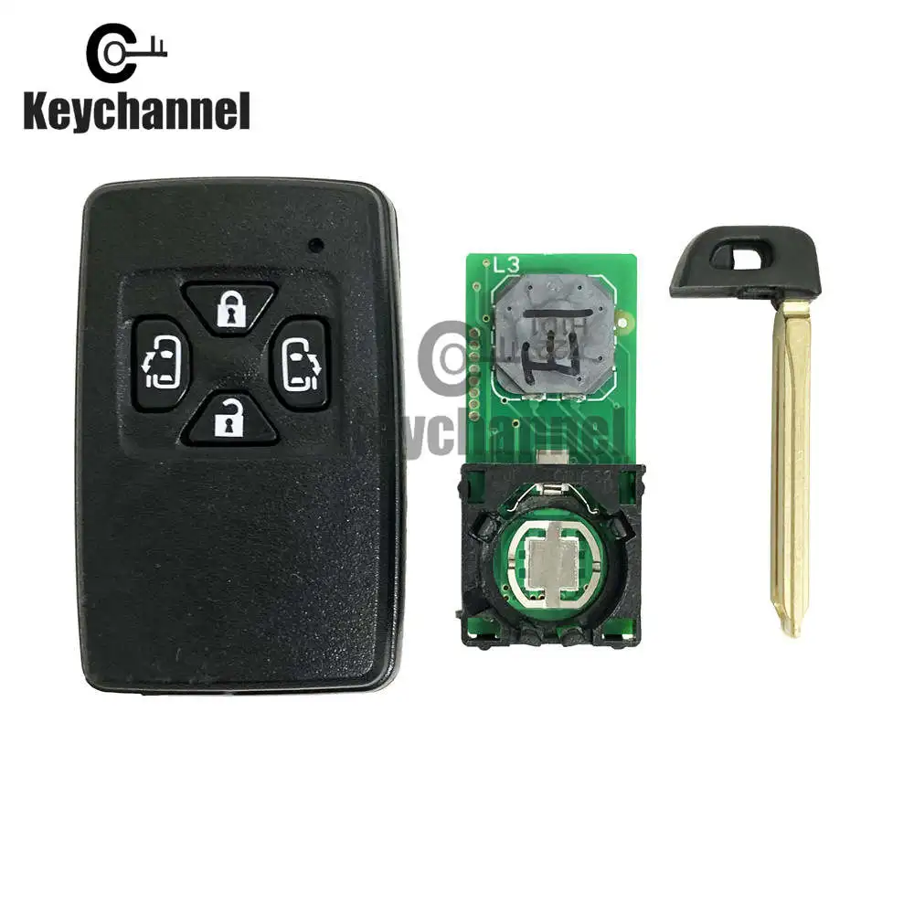 1 шт. 3/4/5 кнопочный Автомобильный ключ дистанционного управления FSK 312.17 МГц