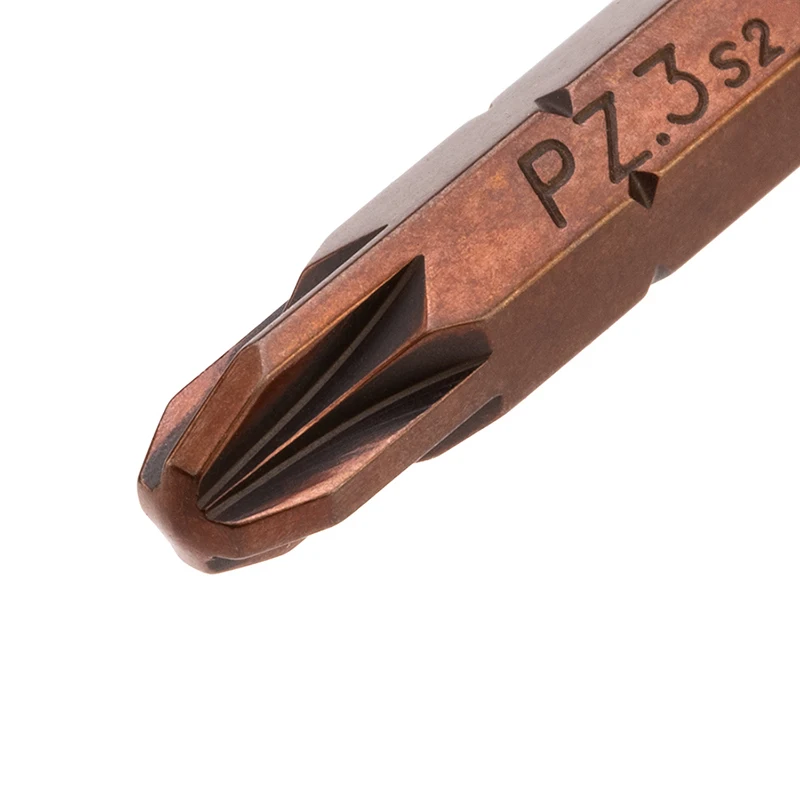 Бита PZ3 x 25 мм Mr. Logo Сталь - S2 (2 шт или 20 шт) арт. A025PZ3-2 и C025PZ3-20 |