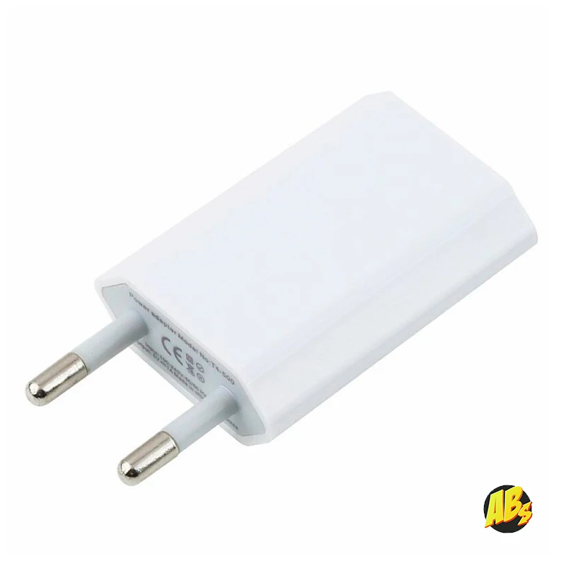 Зарядный адаптер USB 1.0А 5В сетевое зарядное устройство настенное AC для iPhone iPad Android