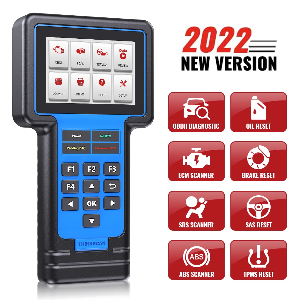 

ThinkScan 601 OBD2 сканер без срока службы ECM/ ABS/ SRS масло сканера/Brake/ TPMS/ SAS, Автомобильная диагностика, проверка двигателя