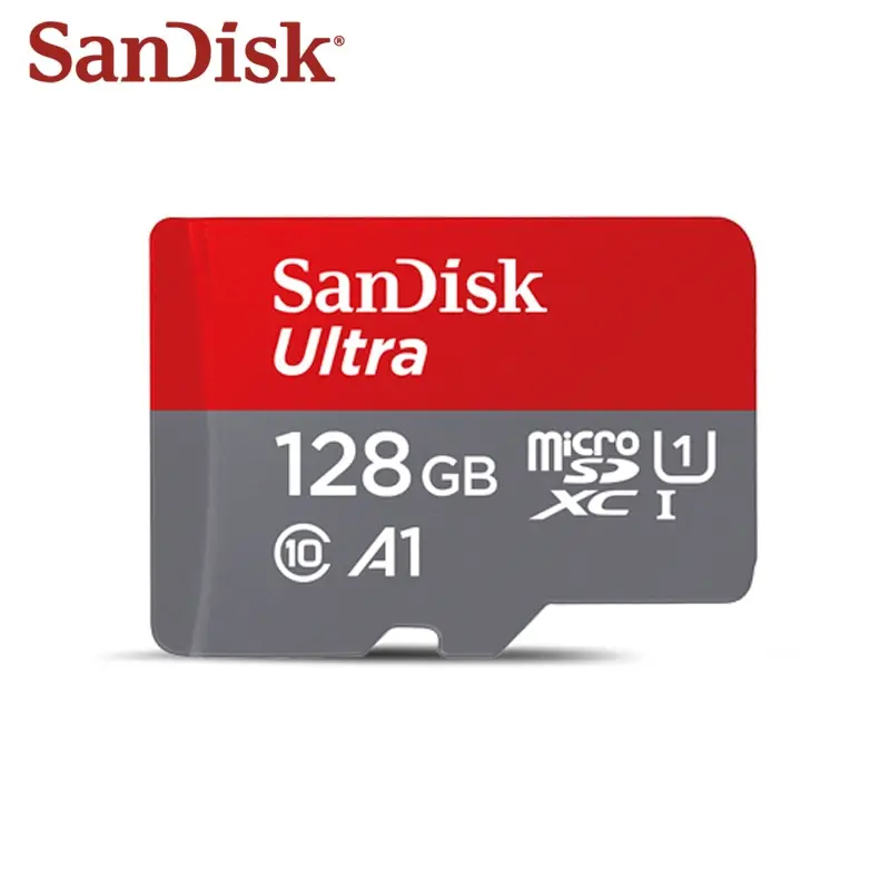 Карта памяти Micro Sd Sandisk карта Class10 TF card 16 ГБ 32 64 128 80 МБ/с. для смартфона и настольного
