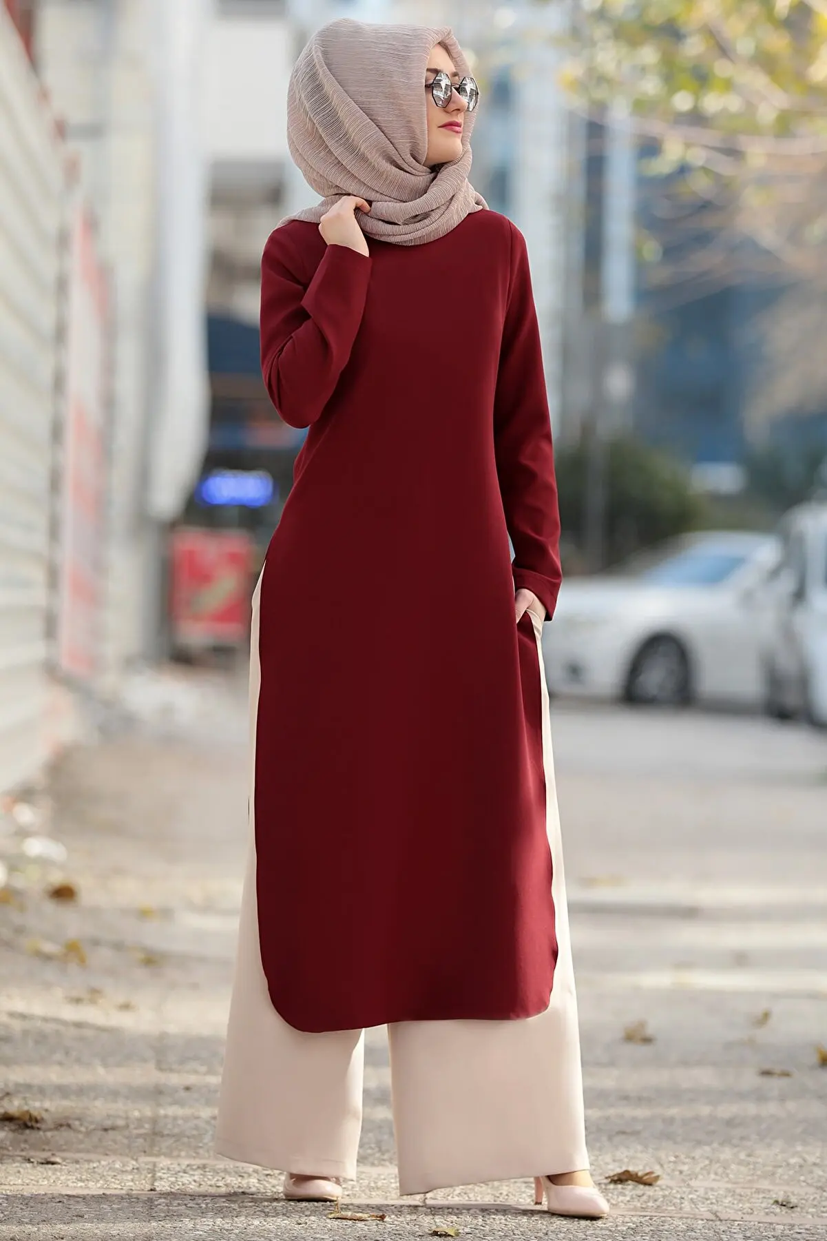 Modest Muslim Women's Suit 2 Piece Hijab Long Double Suit Evening Dress 2022 Moda Turkey Boutique Qatar Arab Emirates Dubai