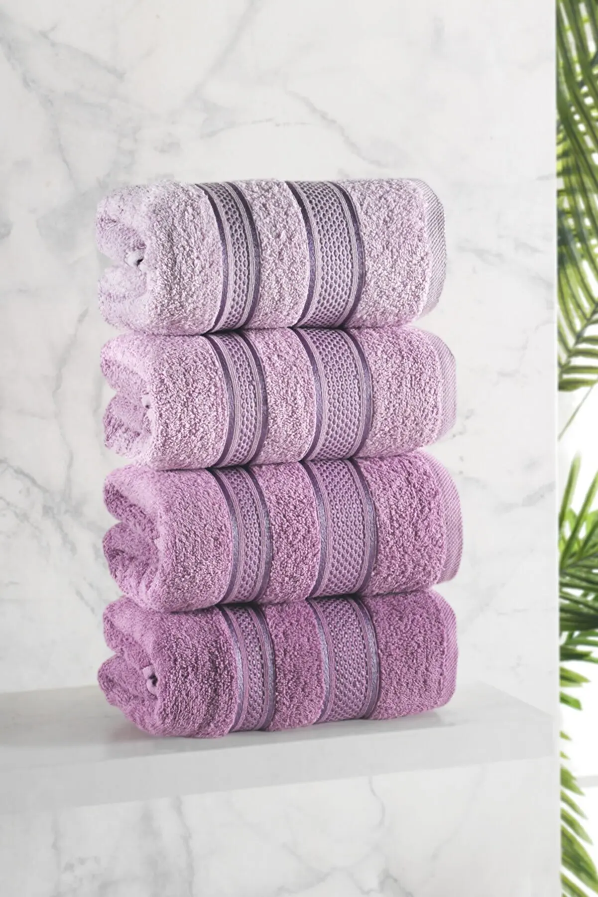 

100 cotton Extra Soft Modern Towel Set New Modern Quality 4 PCs Towel Absorbent Fast Drying Ideal For Adults hand Face Head