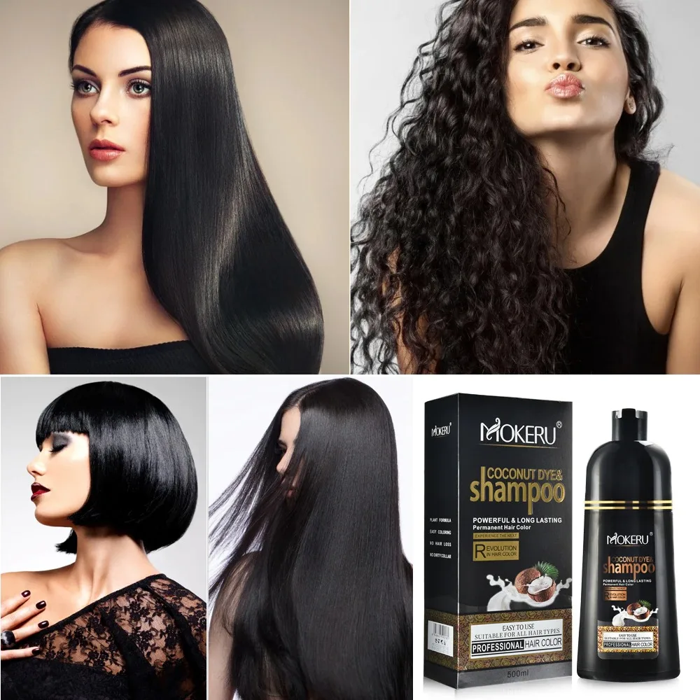 preto cor do cabelo shampoo orgânico natural