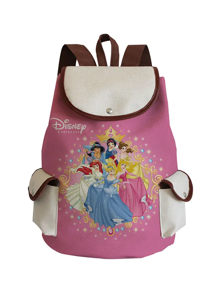 Рюкзак для книг с мультяшным принтом диснеевских принцесс дешевая женская сумка