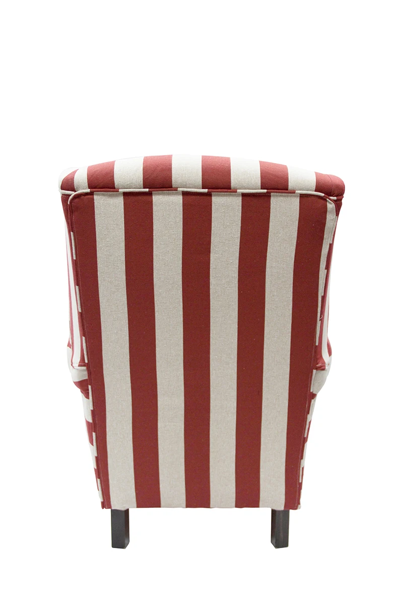 AXG4 кресло с высокой спинкой прованс кантри стиль Мягкие подлокотники хлопок